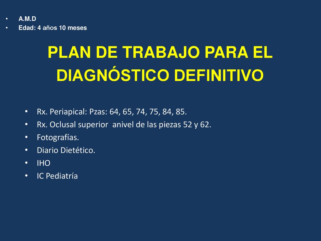 diario dietetico en odontologia